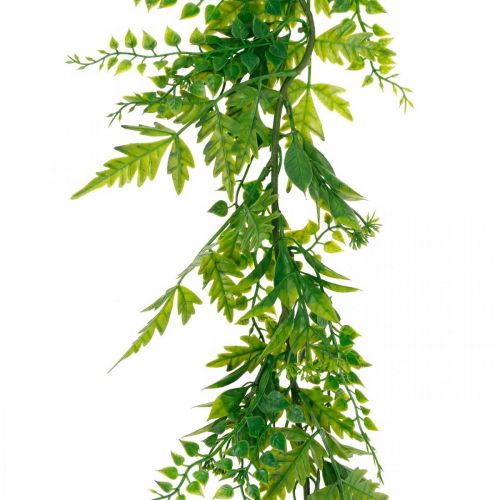 Floristik24 Künstliche Hängepflanze Blätterranke Girlande Grün 150cm