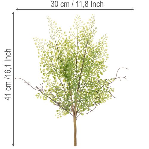 Künstlicher Ruscus Zweig Grün 41 cm Kunststoff für Floristik und Wohndekoration | Floristik24.ch
