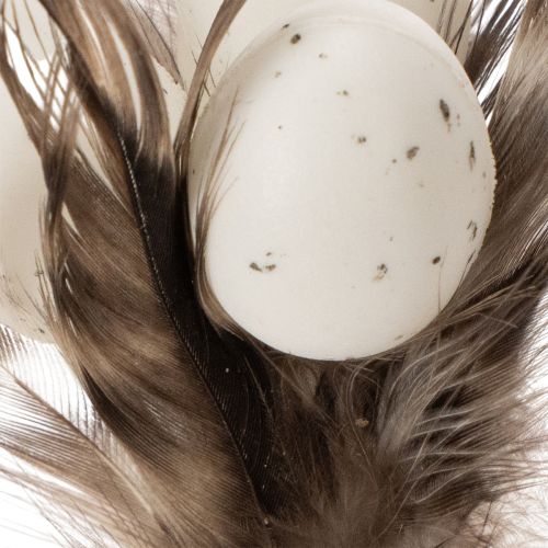 Artikel Federzweig Deko Stecker mit Naturfedern Osterdeko für elegante Arrangements 37cm 12St