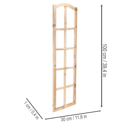 Holz-Fensterrahmen Dekoration 100cm natur | Floristik24.ch