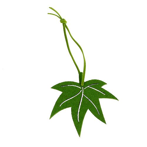 Floristik24 Filzblätter zum Hängen bunt 7,5-8cm 24St