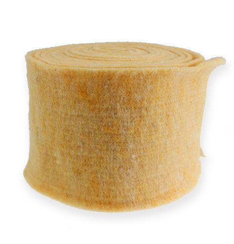Floristik24 Filzband Hellgelb 15cm, 5m