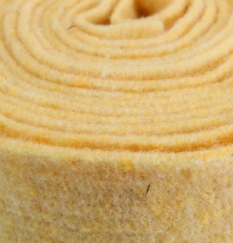 Floristik24 Filzband Hellgelb 15cm, 5m