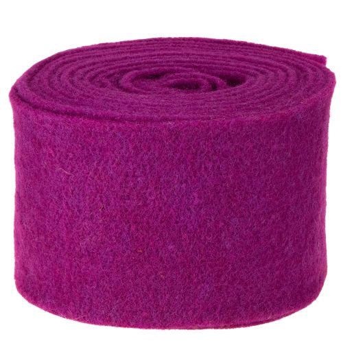 Artikel Filzband Wolle Fuchsia 15cm x 5m für Deko und Basteln