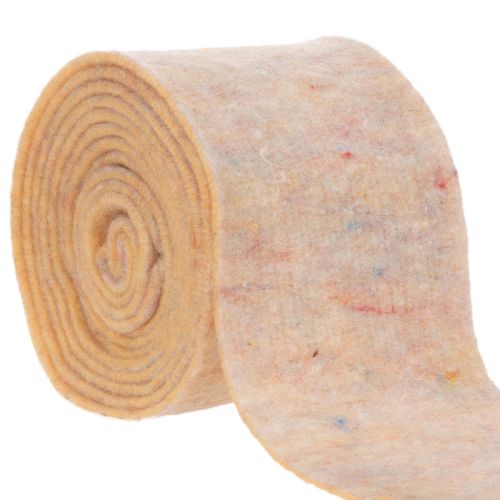 Topfband aus Wollfilz, zweifarbig, Orange und Mehrfarbig, 15 cm x 5 m online kaufen | Floristik24.ch