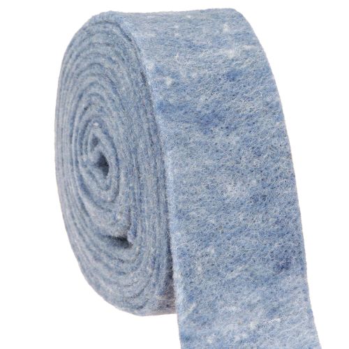 Filzband Blau 7,5cm 5m