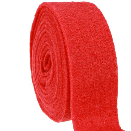 Filzband Rot 7,5cm 5m