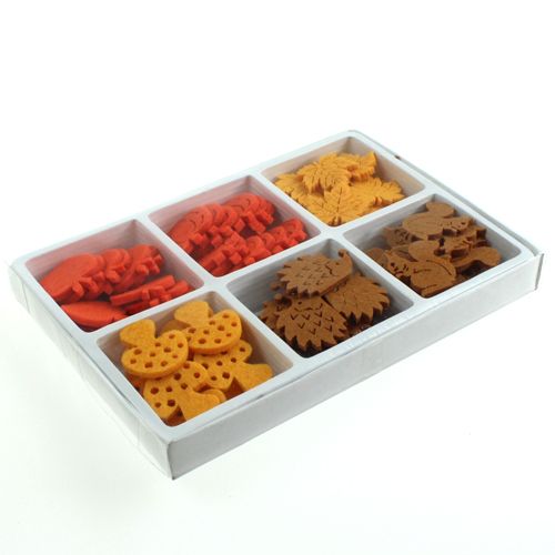 Floristik24 Streudeko Filz 3cm 72St