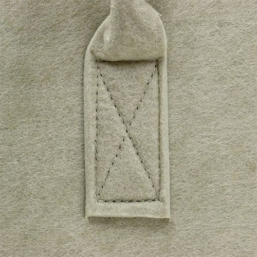 Floristik24 Filztasche 39x25x22cm Creme
