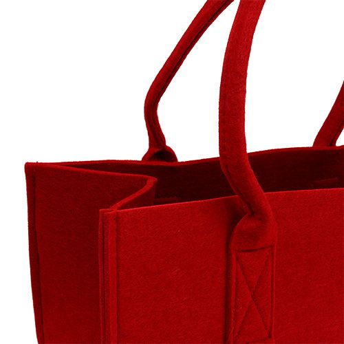 Floristik24 Filztasche 39x25x22cm Rot
