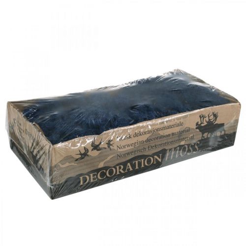 Artikel Deko Moos Blau Trockenmoos zum Basteln Gefärbt 500g