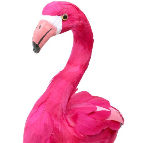 Floristik24 Dekovogel Flamingo Pink H46cm