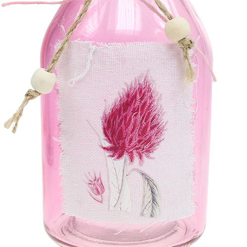 Floristik24 Glasflasche farbig sort. Ø8cm H15cm 3St