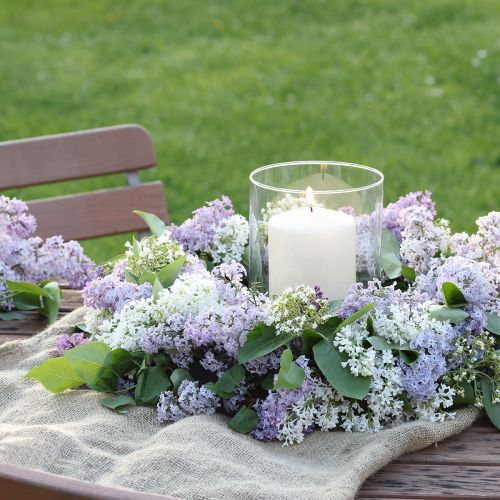 Floristik24 Glasvase hoch Glaszylinder Blumenvase Glas Ø15cm H20cm