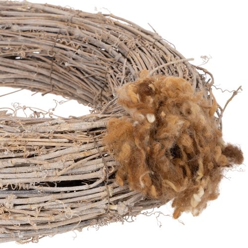 Schafwolle Braun Meliert 250 g