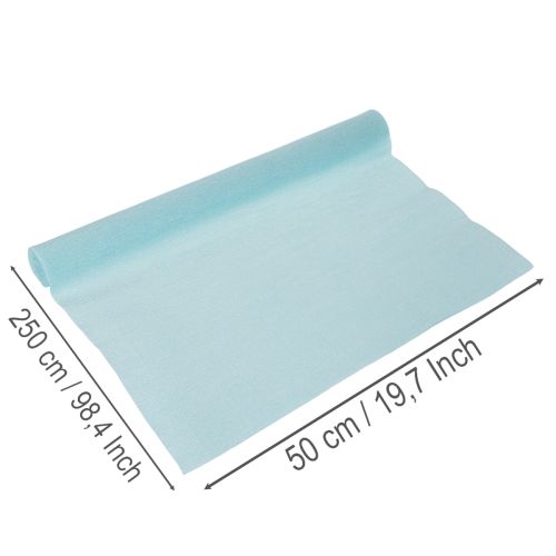 Floristen-Krepppapier Hellblau 50 x 250 cm für Dekoration und Bastelarbeiten | Floristik24.ch