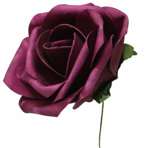 Floristik24 Foam-Rose Ø10cm verschiedene Farben 8St