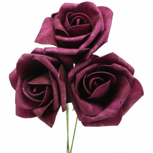 Artikel Foam-Rose Ø10cm Mauve 8 St