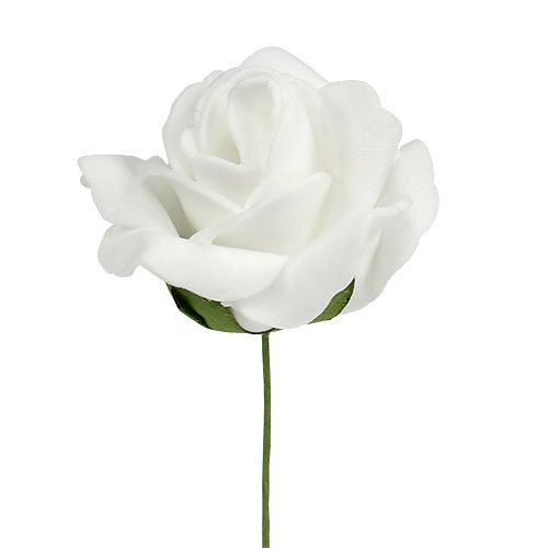 Artikel Foam Rose Ø4,5cm weiß 36St
