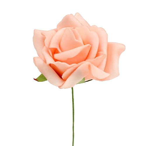 Artikel Foam Rose Ø 6cm Lachsrosa 27St
