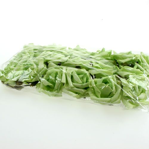 Floristik24 Foam-Rose Ø 8cm Grün 18St