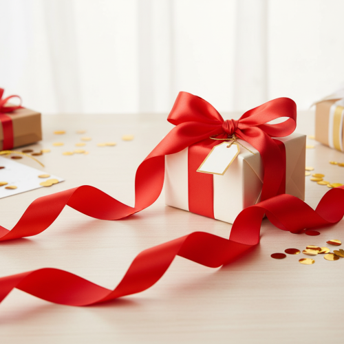 Artikel Kräuselband 50mm 100m Rot