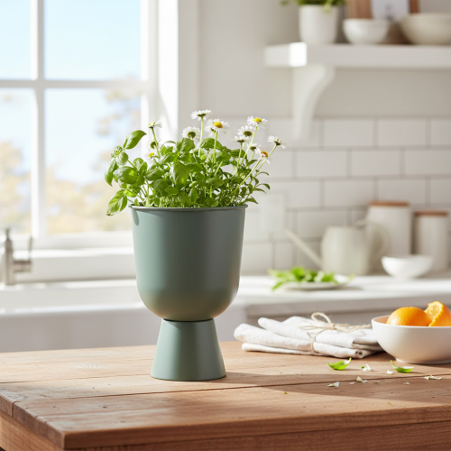 Artikel Pokal Design Homedeko Metall für stilvolle Inneneinrichtung modern dekorieren 23cm