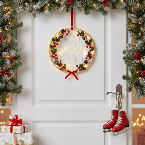 Artikel Dekoring Metall Raffia zum Aufhängen Ø20cm 4St Boho Wanddeko Fensterdekoration