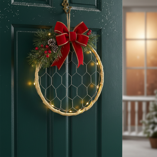 Artikel Dekoring Metall Raffia zum Aufhängen Ø20cm 4St Boho Wanddeko Fensterdekoration