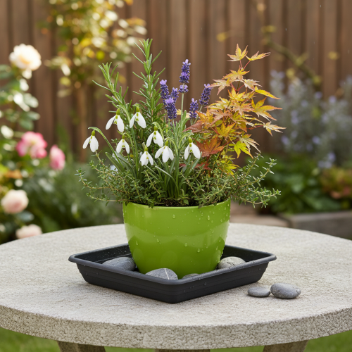 Artikel Untersetzer Lara eckig 20cm x 20cm Anthrazit 1 St