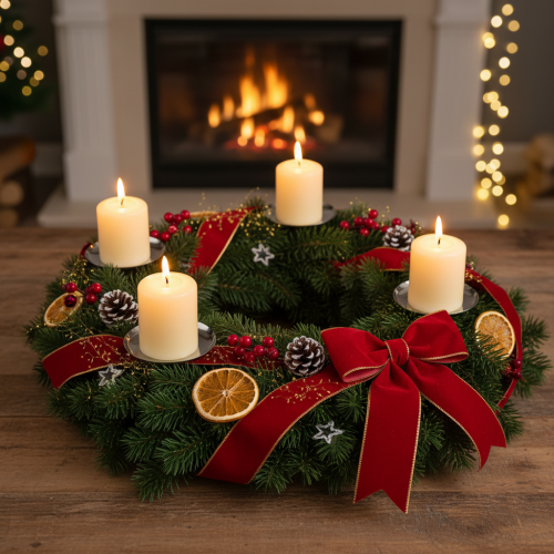 Artikel Kerzenhalter Silber Ø10cm 4St