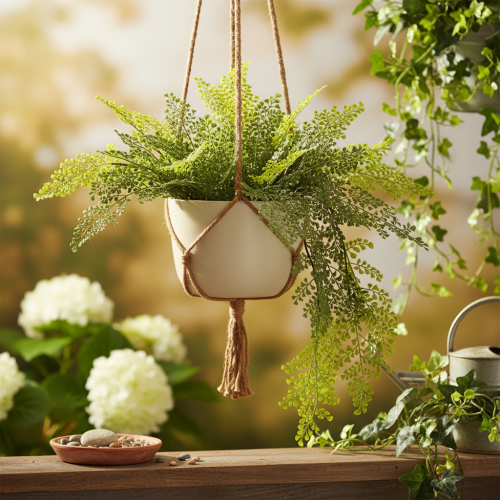 Künstlicher Farnzweig aus Kunststoff, Grün, 80 cm lang, für Vasen und floristische Dekoration | Floristik24.ch