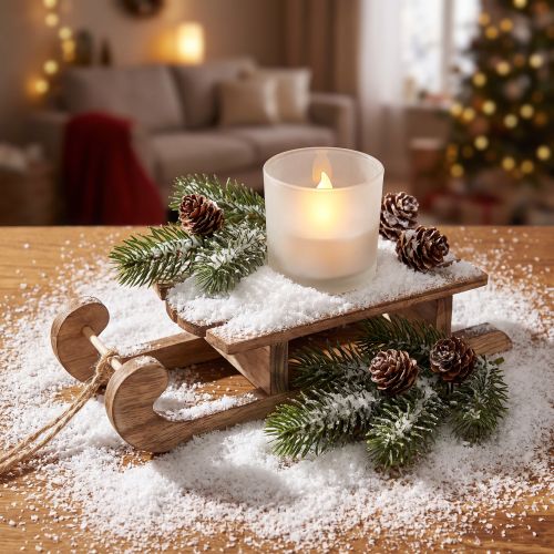 Künstlicher Dekoschnee Fein 12g Weiss für Winter- und Weihnachtsdekoration | Floristik24.ch