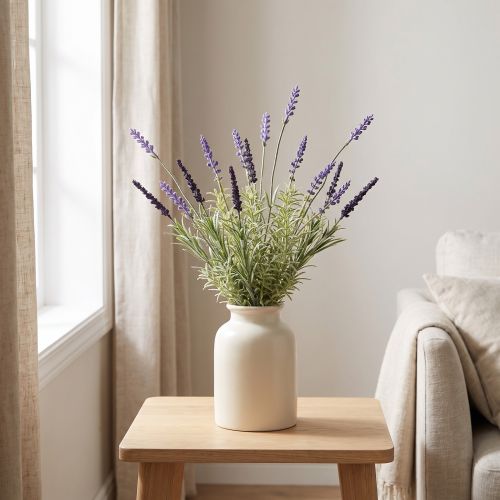 Lavendel Deko Bund 36 cm künstlich Lila