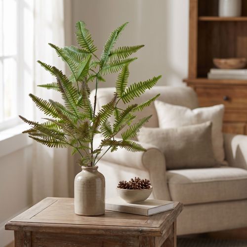 Künstliche Farnblätter Grün 44 cm für Dekoration und Floristik | Floristik24.ch