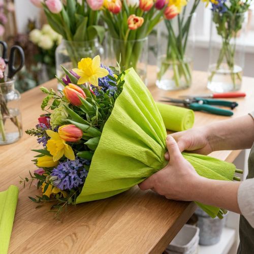 Floristen-Krepppapier aus