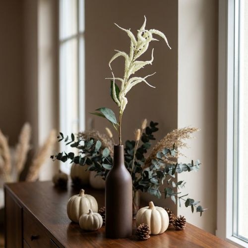 Amaranth Kunstpflanze Fuchsschwanz Creme-Weiss 95cm | Floristik24.ch