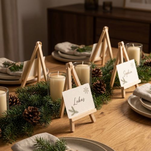 Mini-Staffelei aus Holz für