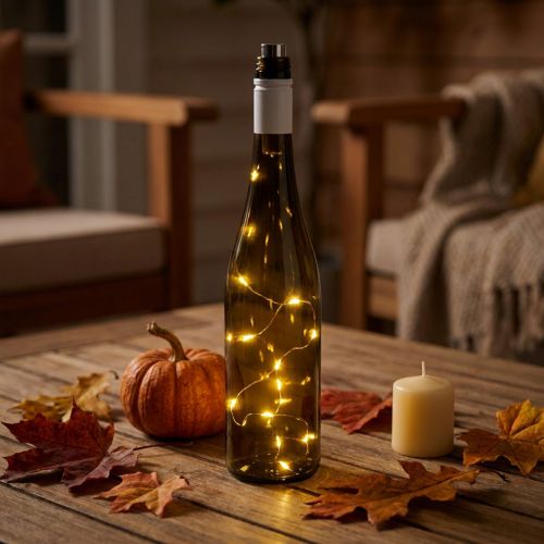 LED Flaschenlicht Warmweiß 73cm 15L | Floristik24.ch