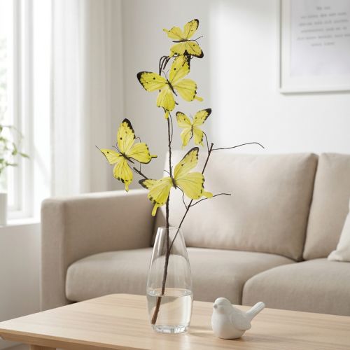 Schmetterlingszweig 75cm Gelb
