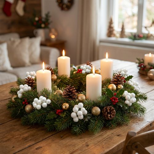 Artikel Mini Weihnachtskugeln Weiss Marmoriert Ø20 mm aus Glas 140 Stück