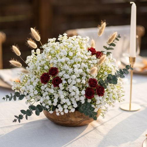 Weisses Schleierkraut künstlich Gypsophila Bund L30cm 12 Stiele | Floristik24.ch