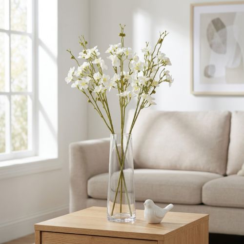 Kirschblütenzweige künstlich Weiss 75cm 3 Stück | Floristik24.ch