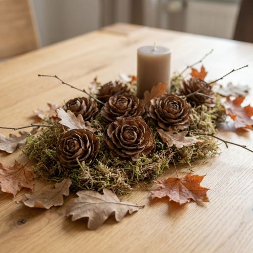 Rosenförmige Zapfen aus