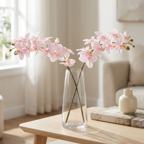 Künstliche Orchideen Hellrosa