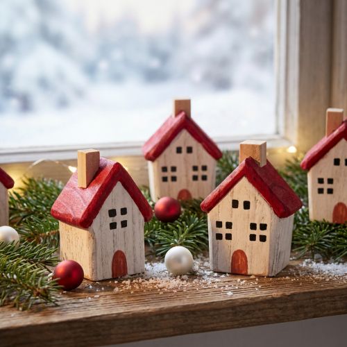 Weihnachtshäuschen Holz