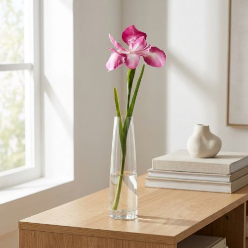 Künstliche Schwertlilie Seidenblume Pink 78cm | Floristik24.ch