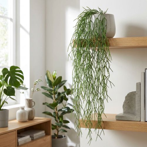 Deko-Ranke künstlicher Korallenkaktus Rhipsalis Grün 120 cm | Floristik24.ch