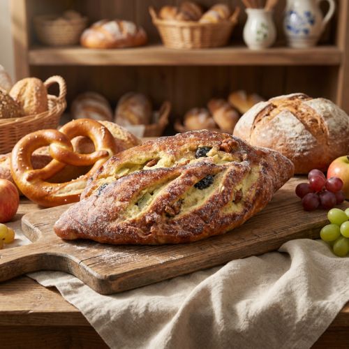 Dekoration Rosinenbrot Kunststoff - Künstliche Lebensmittelattrappe 22 cm für Schaufenster | Floristik24.ch