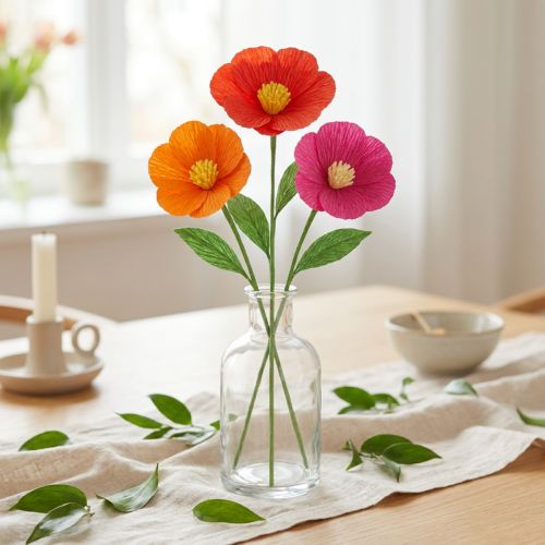 Floristen-Krepppapier Pink 50x250cm für Dekoration und Bastelarbeiten | Floristik24.ch